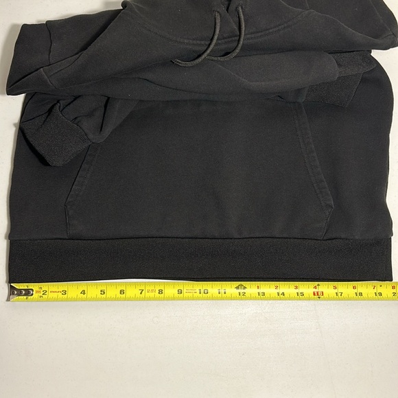 Karl Lagerfeld Paris Mens Colour Block Solid Pullover Hoodie Black US Size M - Picture 6 of 10